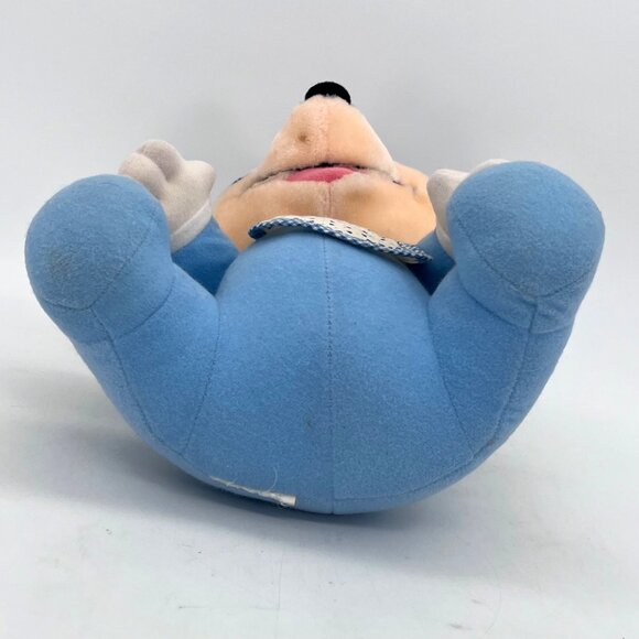 Disney Baby Mickey Mouse Plush Doll In Blue Sleepwear With Bib - Picture 9 of 15